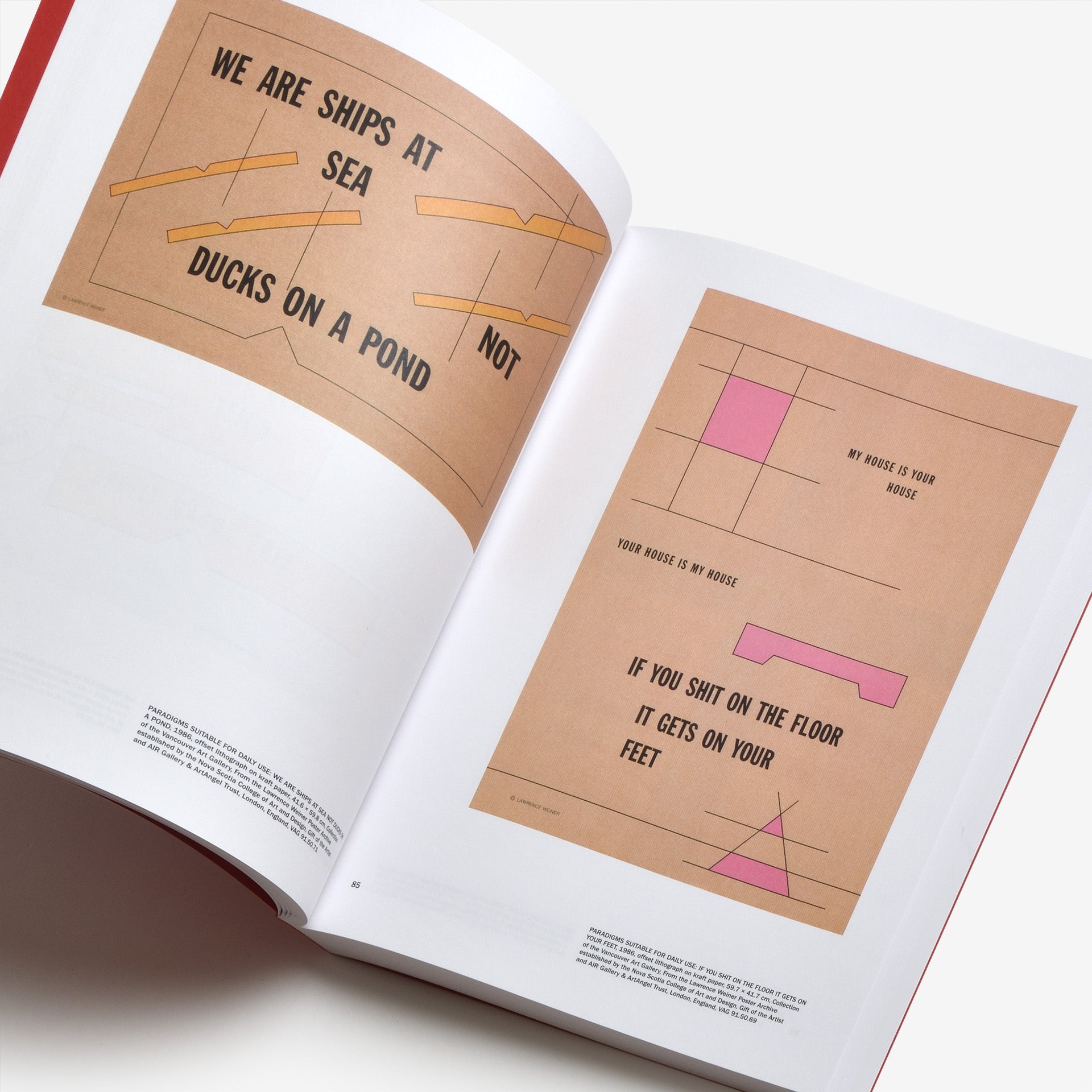 Of and About Posters: The Lawrence Weiner Poster Archive (1965-2021)