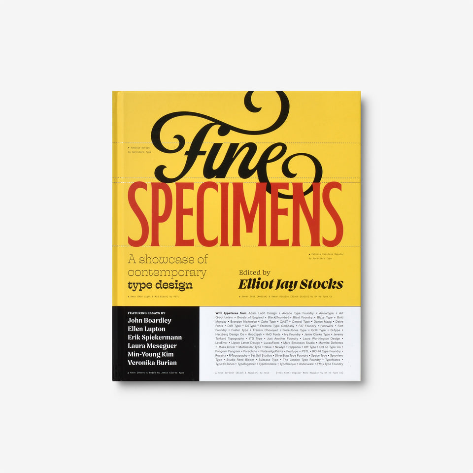 Fine Specimens: A Showcase of Contemporary Type Design
