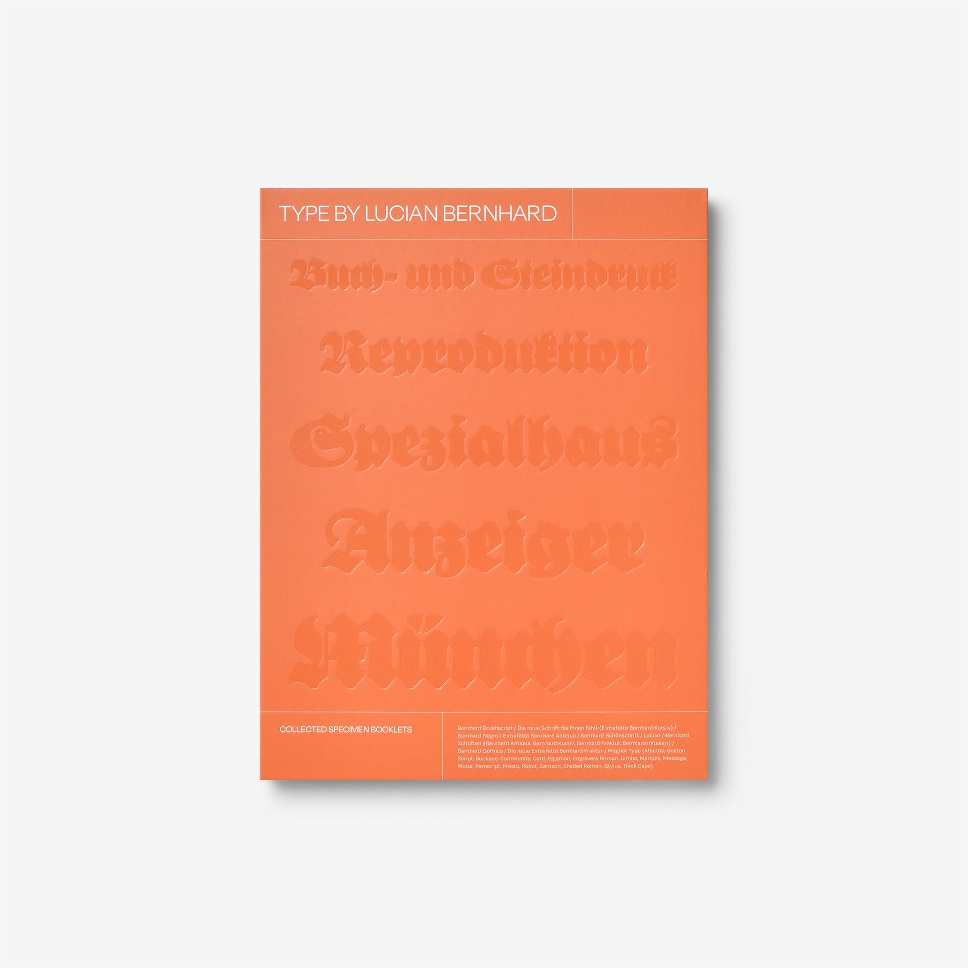 Type by Lucian Bernhard: Collected Specimen Booklets