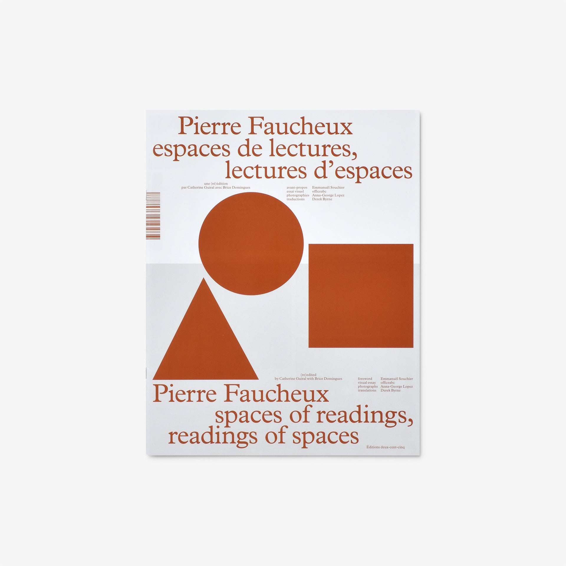 Pierre Faucheux, spaces of readings, readings of spaces