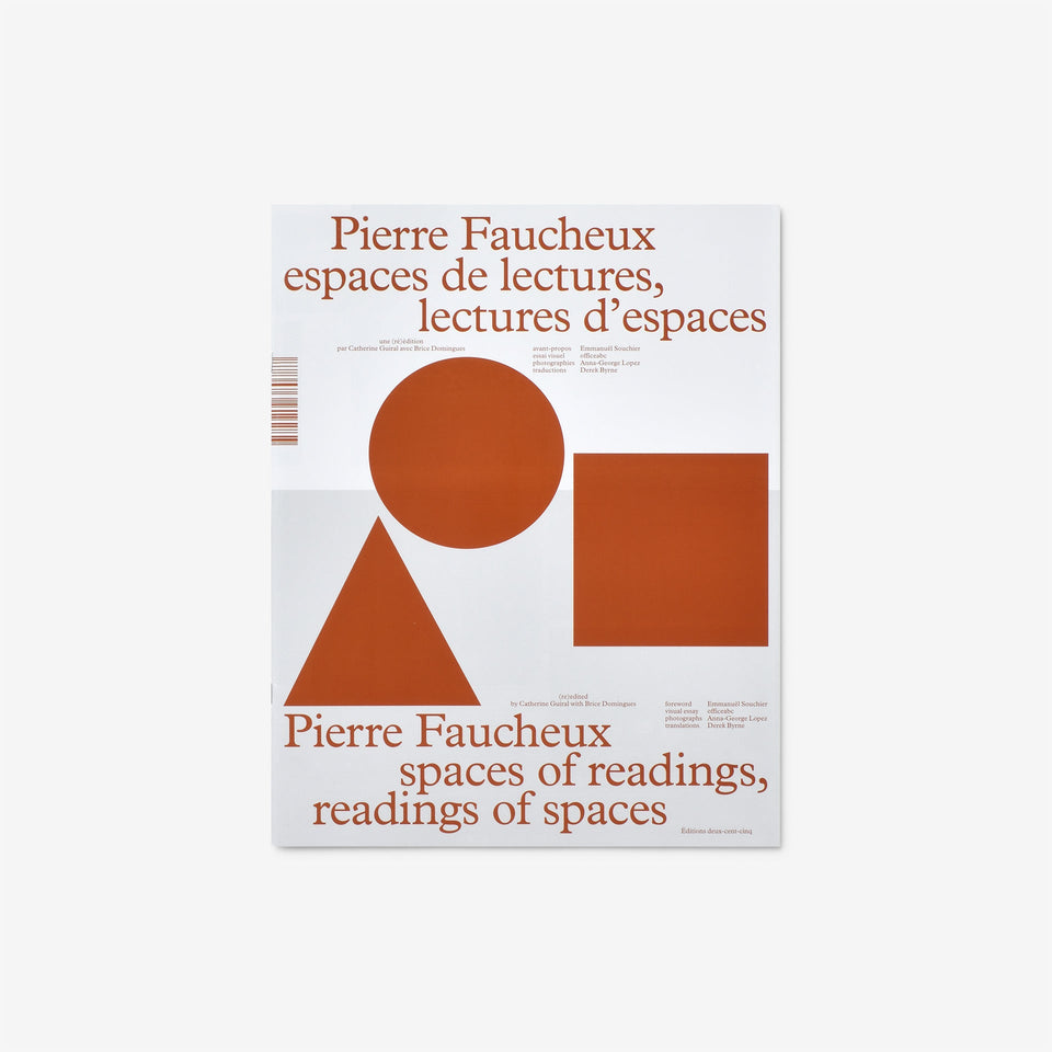 Pierre Faucheux, spaces of readings, readings of spaces