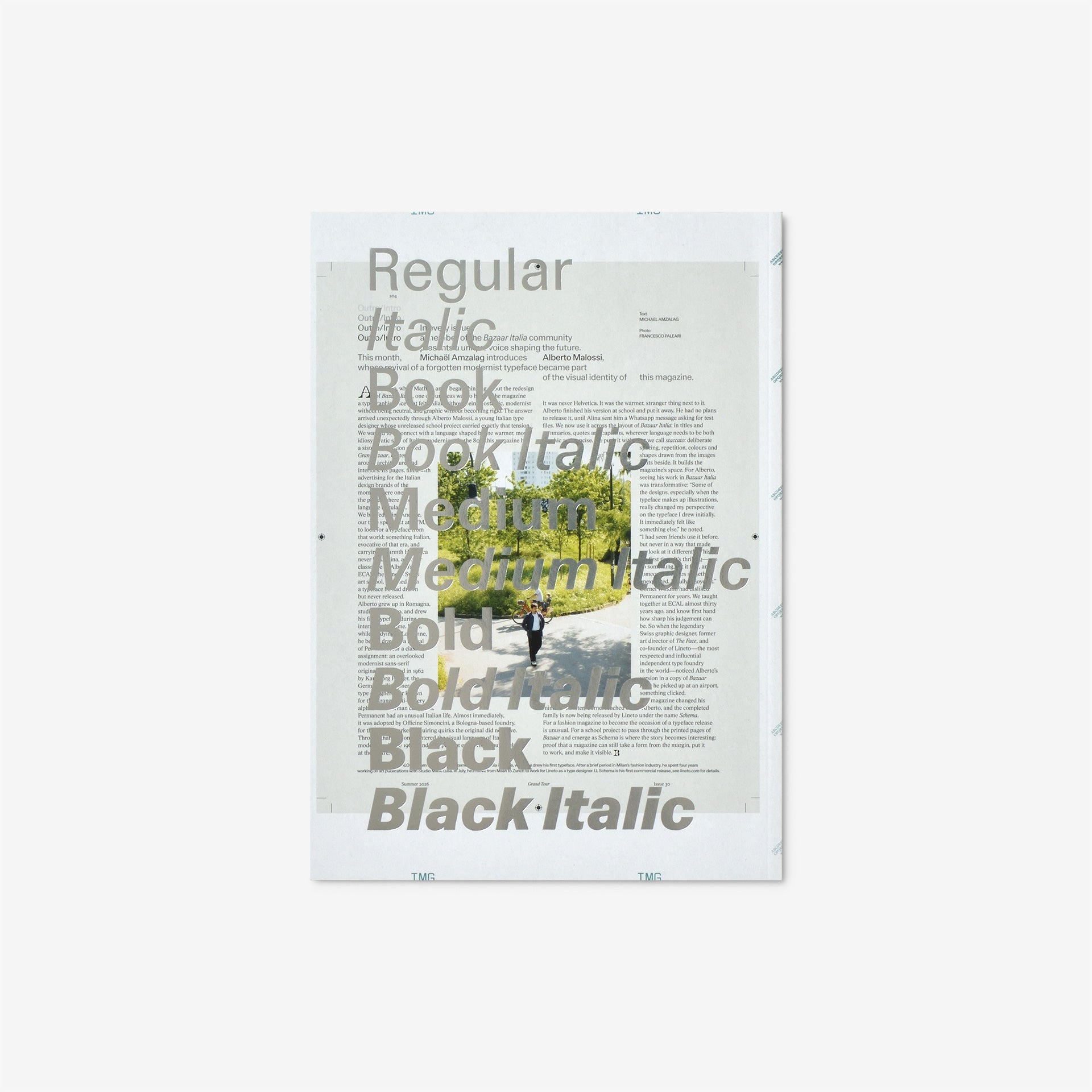 Revue Faire 30 bis — Types of types: the typographic specimen by Lineto