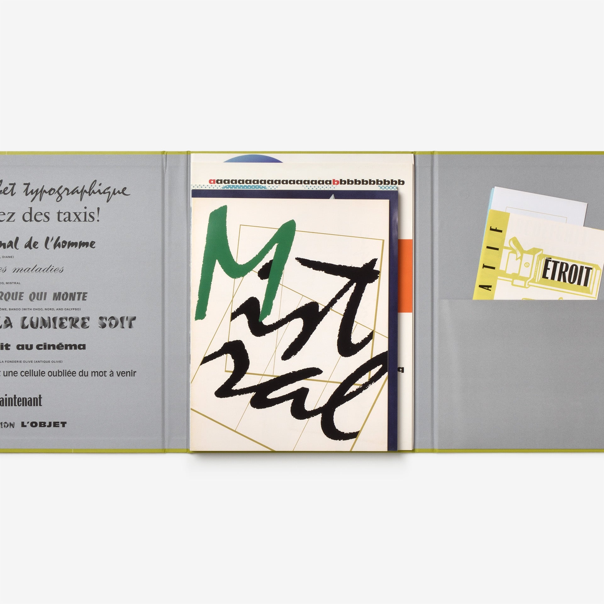 Type by Roger Excoffon: Collected Specimen Booklets