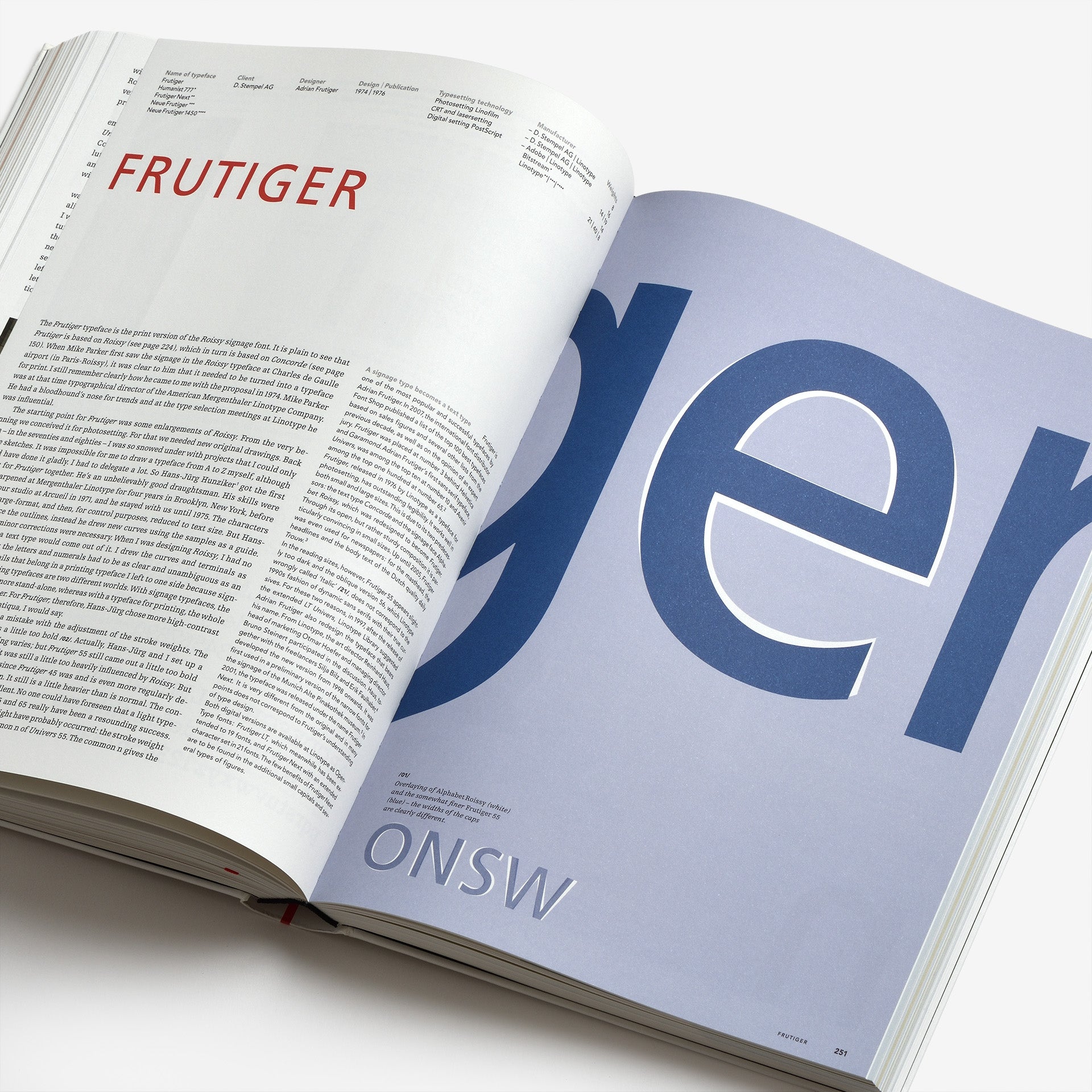 Adrian Frutiger – Typefaces: The Complete Works | Graphic