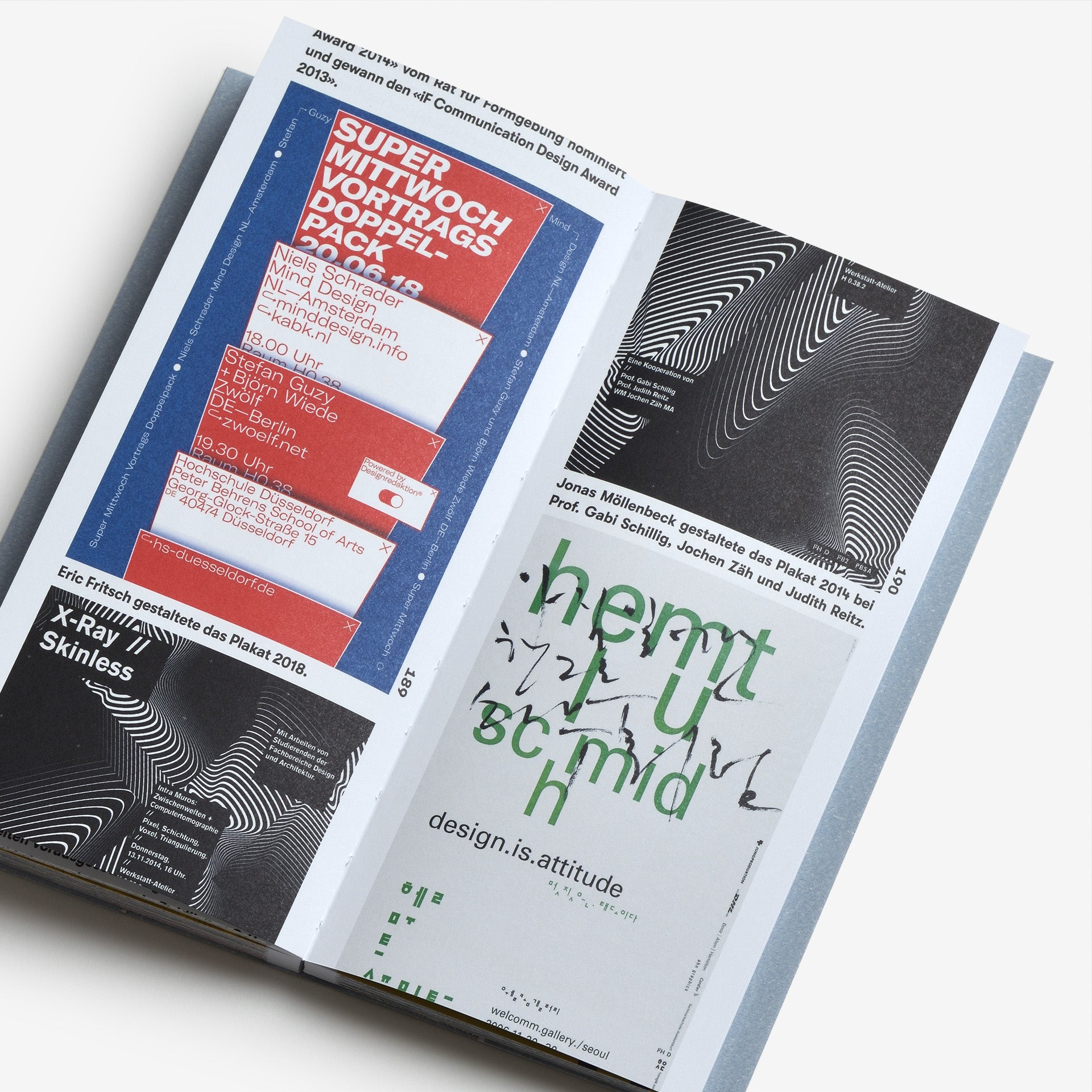 Das Plakat isst eine Fläche. | Graphic Design Books curated by