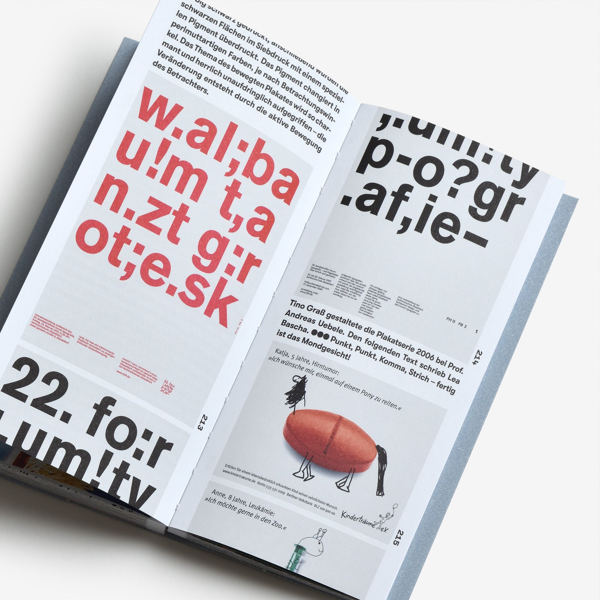 Das Plakat isst eine Fläche. | Graphic Design Books curated by