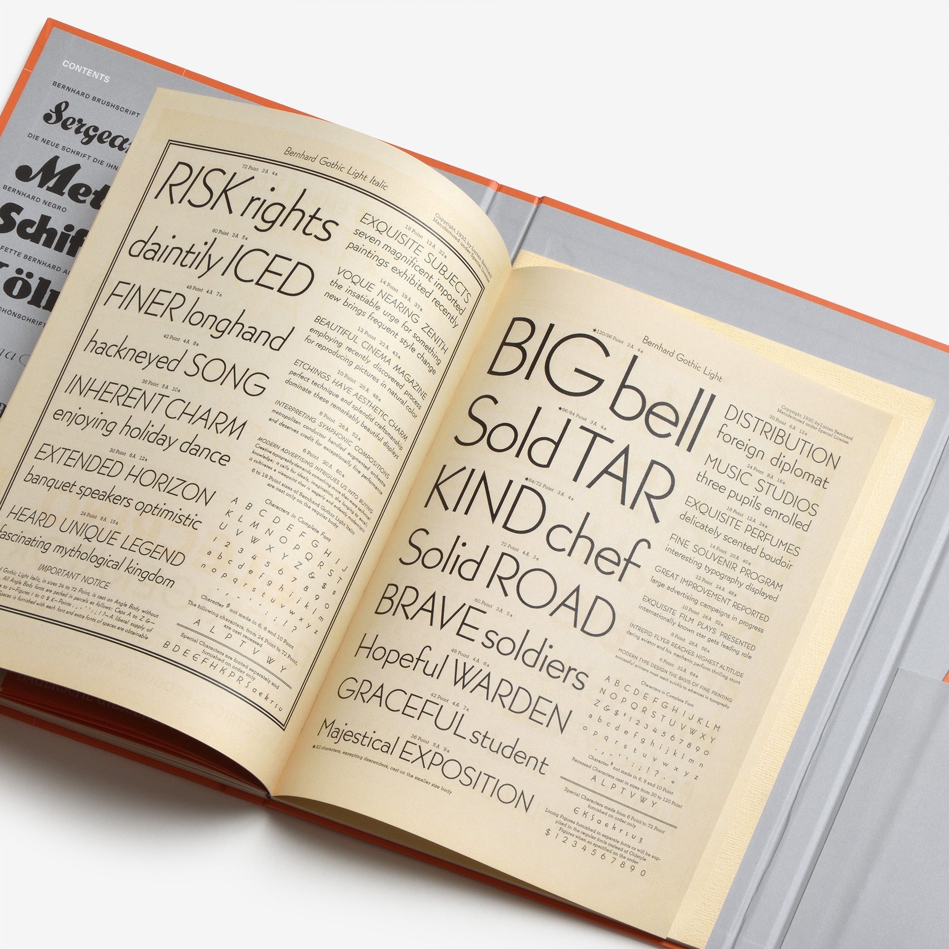 Type by Lucian Bernhard: Collected Specimen Booklets