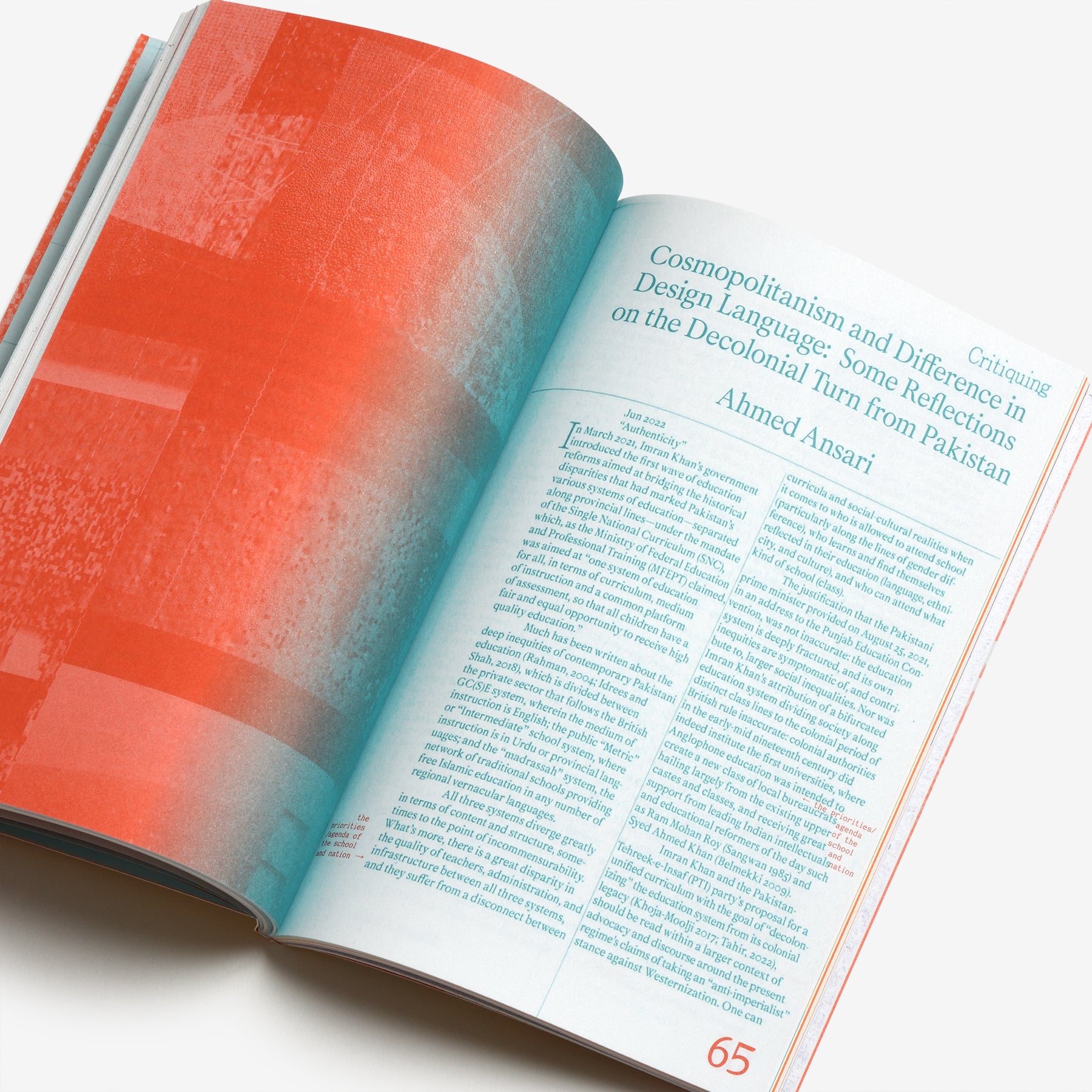 Through witnessing: Threading the critiquing, making, teaching of design