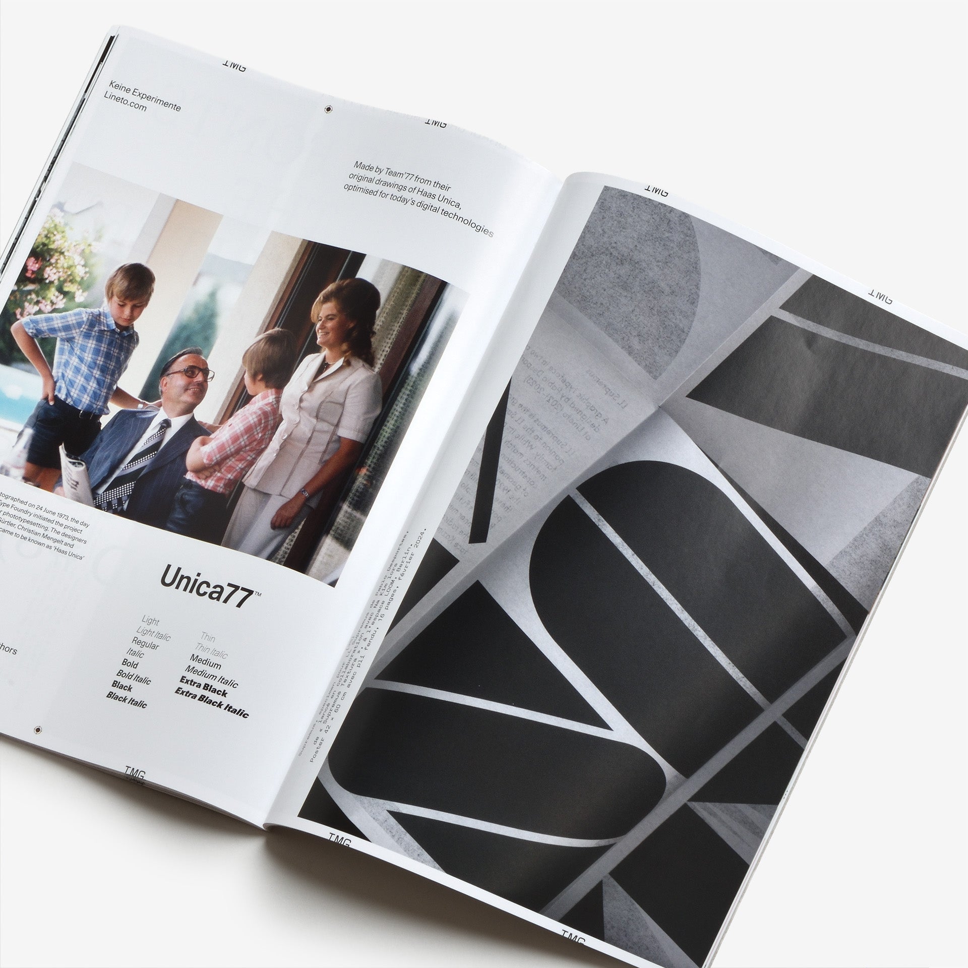 Revue Faire 30 bis — Types of types: the typographic specimen by Lineto